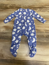 Laughing Llama Moon & Stars Sleeper Blue sz 3m - Me n Mommy To Be
