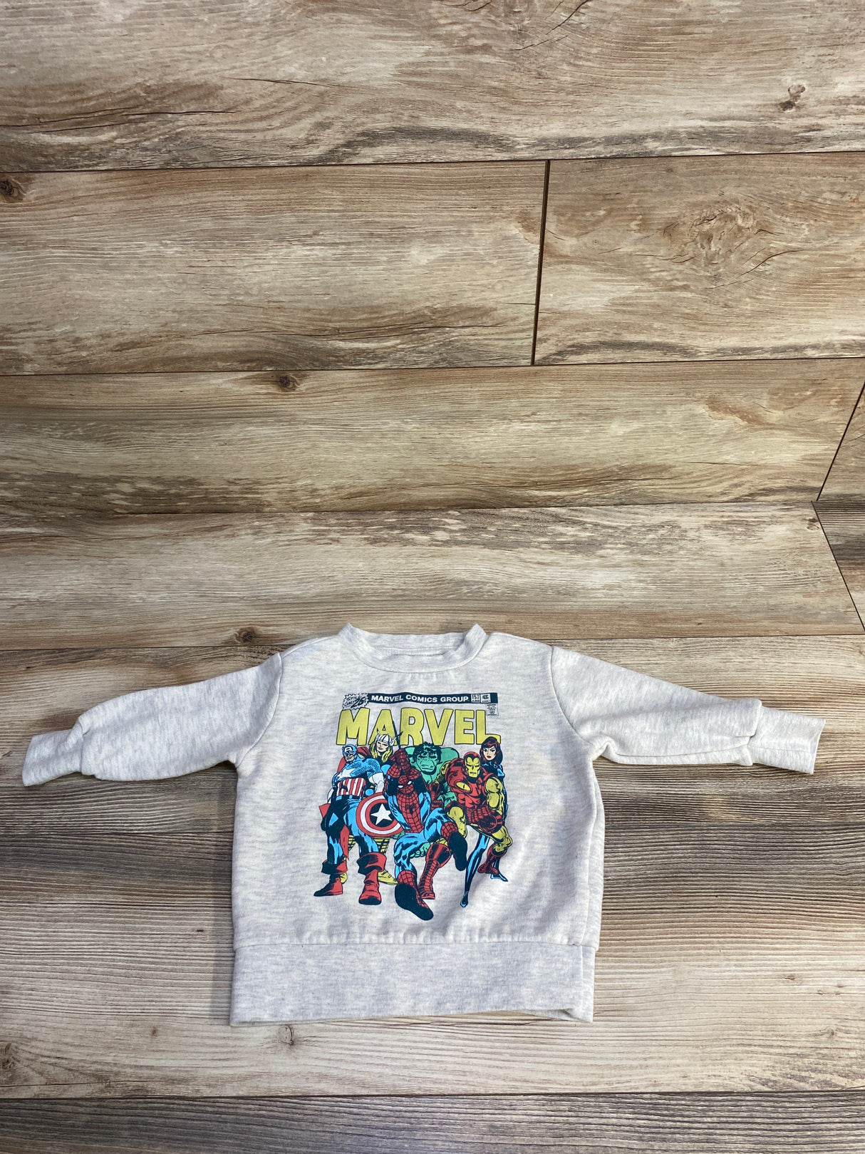 Marvel Comics Sweatshirt Grey sz 12m