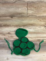 Photo Prop Crochet Turtle Costume Green sz Newborn
