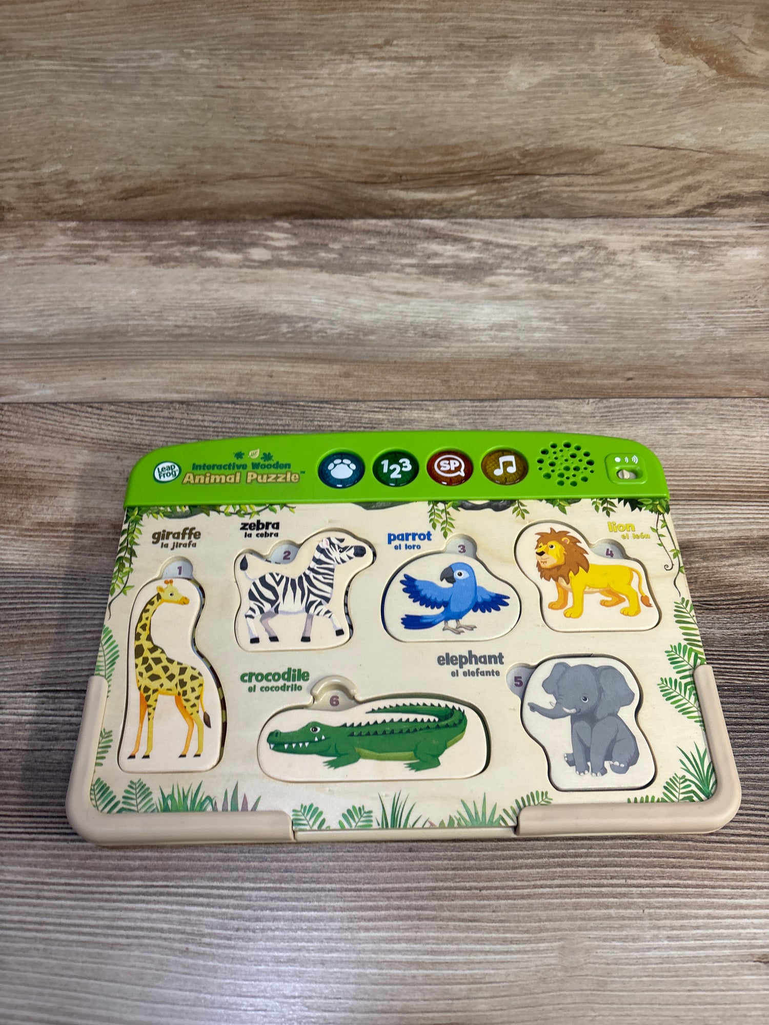 Leapfrog Interactive Wooden Animal Puzzle