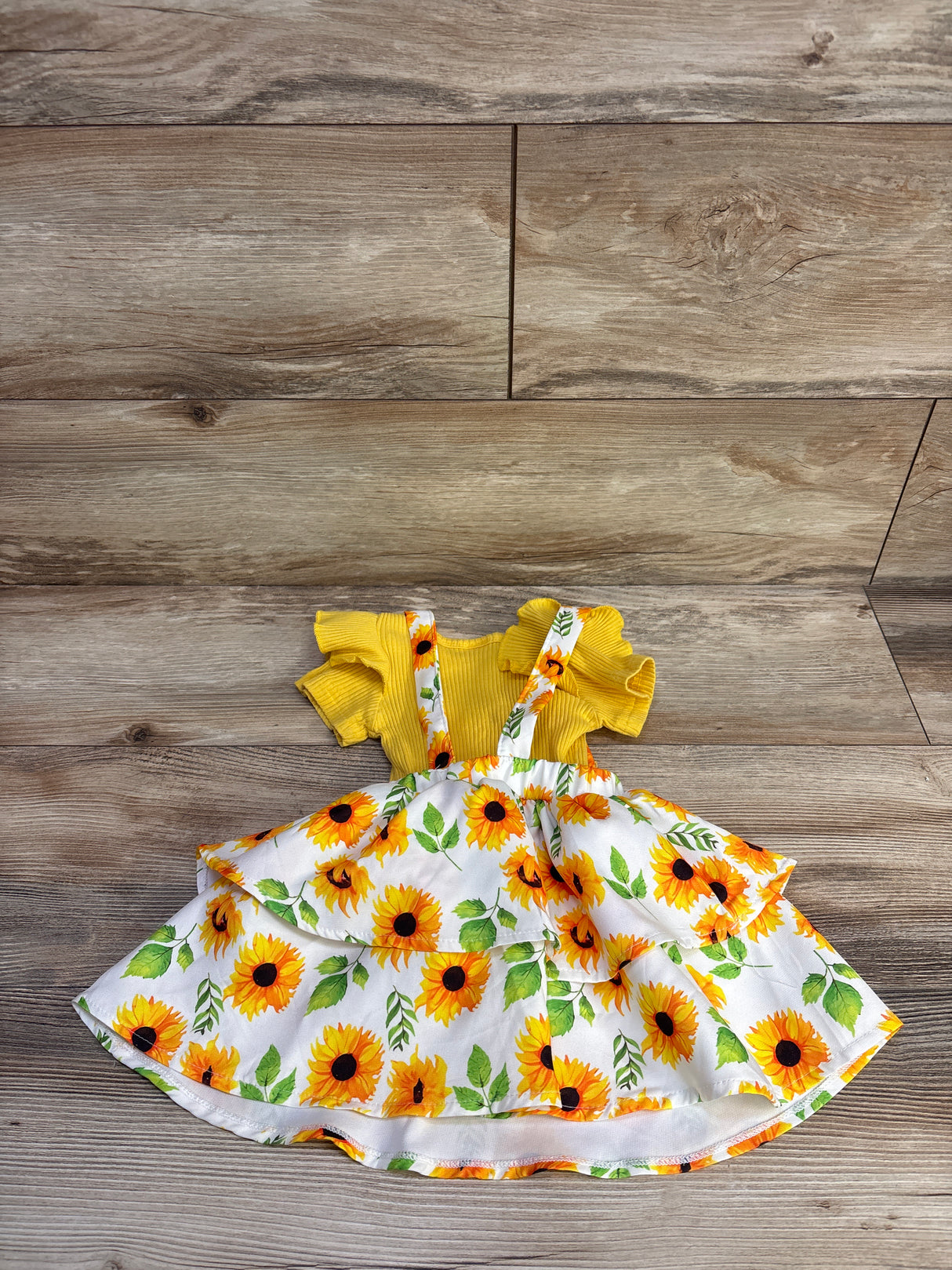 Sunflower 2pc Skirtall & Bodysuit Yellow sz 3-6m