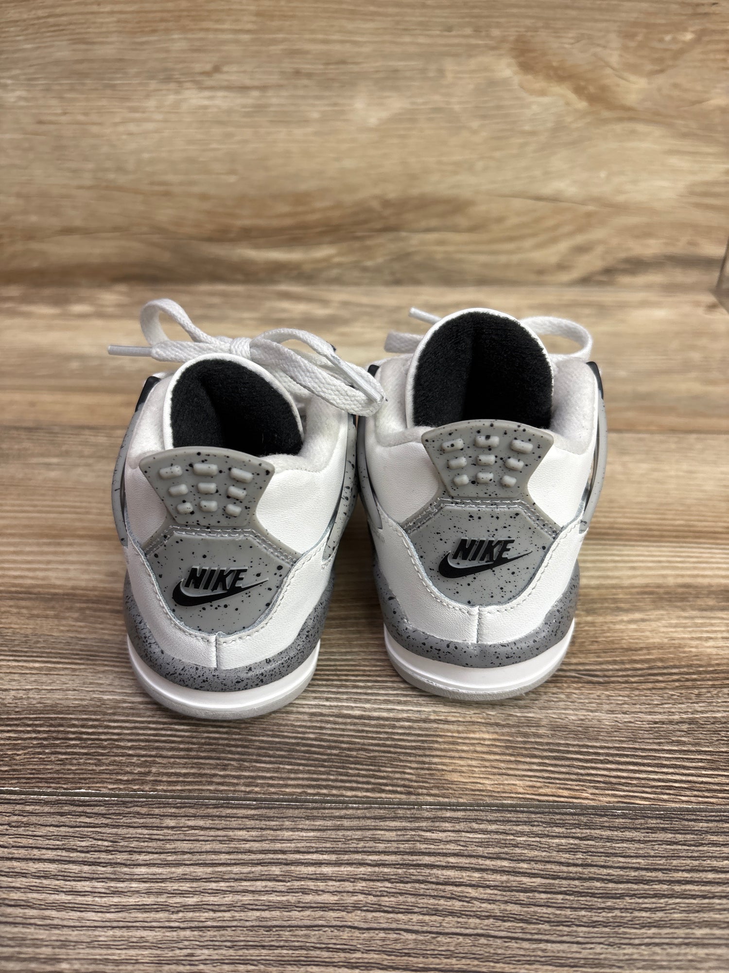 Air Jordan 4 Retro OG TD 'White Cement' Sneakers sz 7c