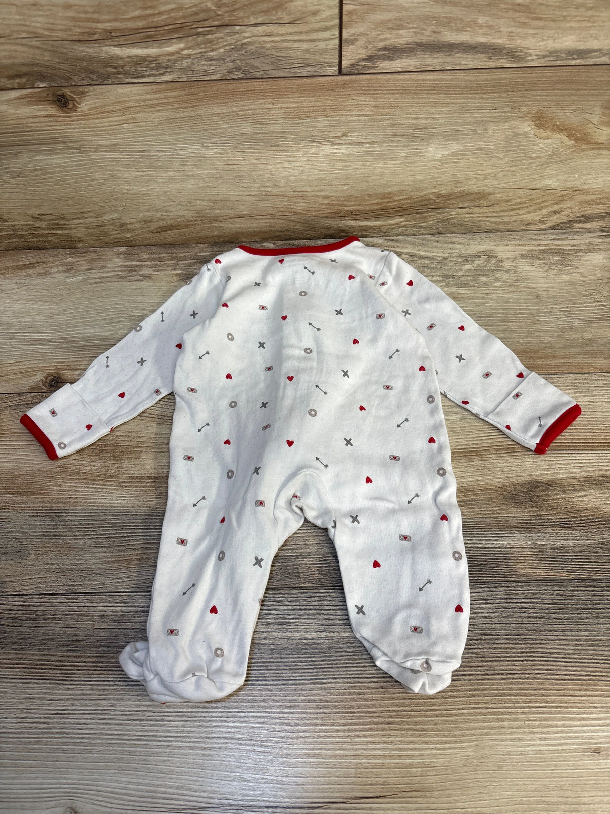 Just One You Little Valentine Sleeper White sz 3m