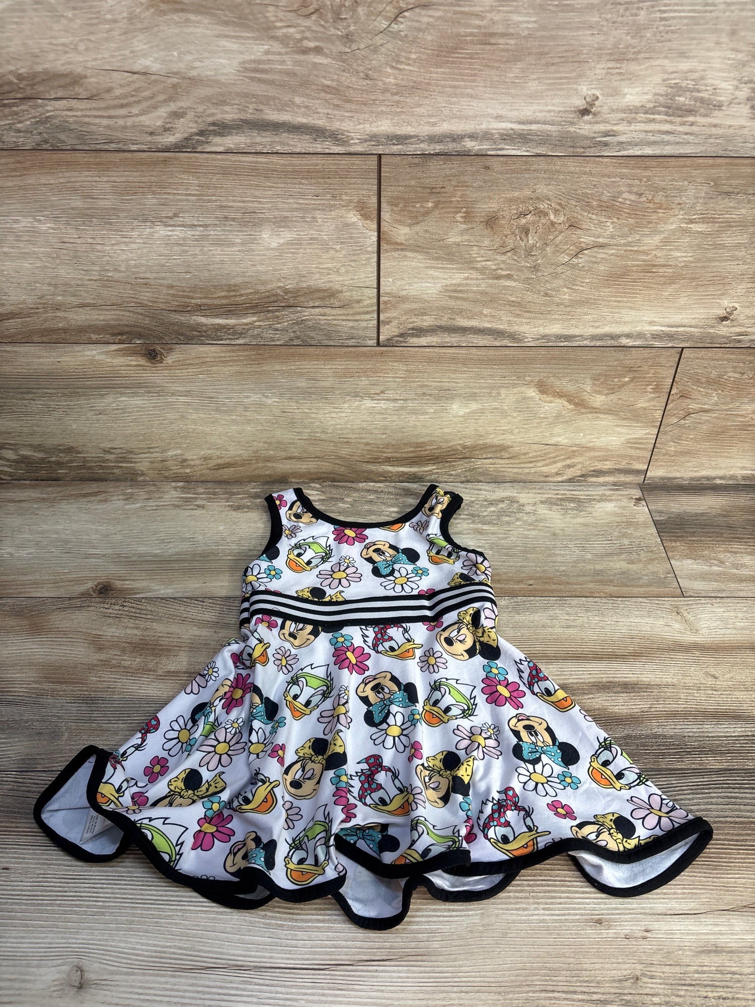 Disney Junior Minnie Mouse Dress White sz 3T