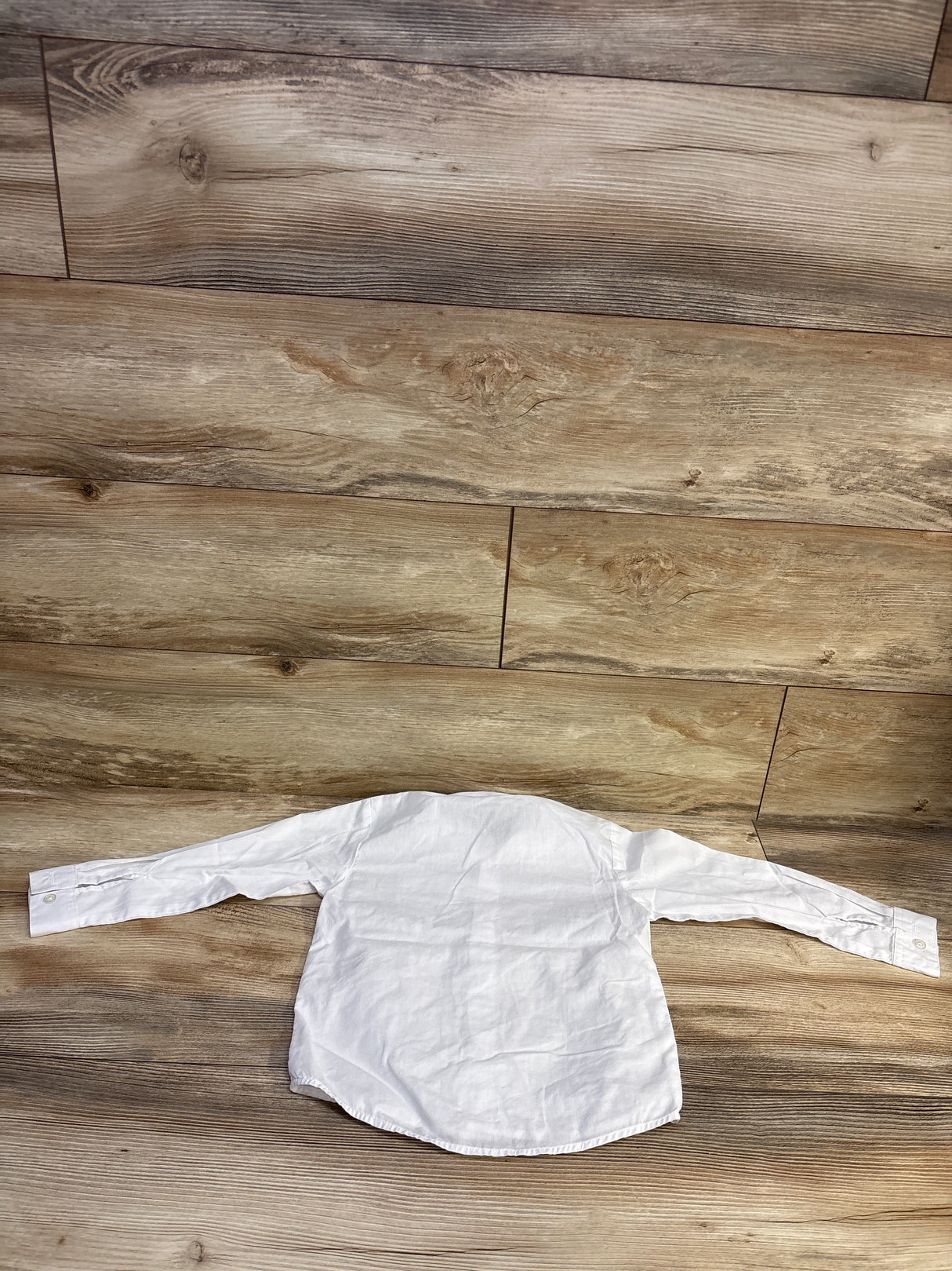 Spring Notion Long Sleeve Button-Up Dress Shirt White sz 4T