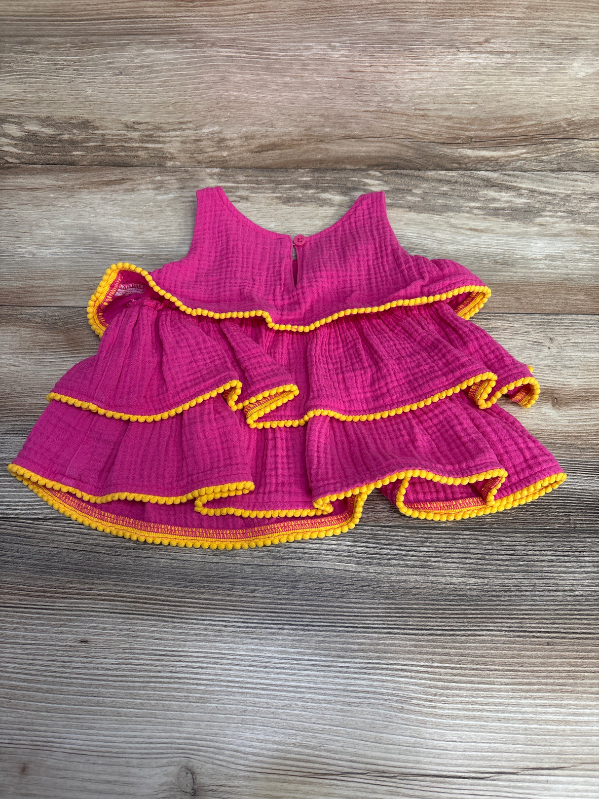 Cat & Jack Tiered Top Pink sz 18m