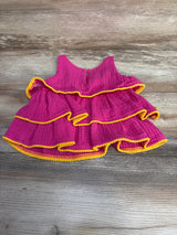 Cat & Jack Tiered Top Pink sz 18m
