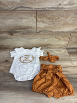 Aoswep 4pc 'Isn't She Lovely' Set White sz 6-9m