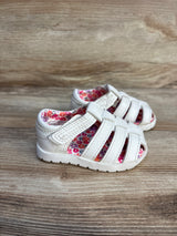 Wonder Nation Floral Fisherman Sandals White sz 2c