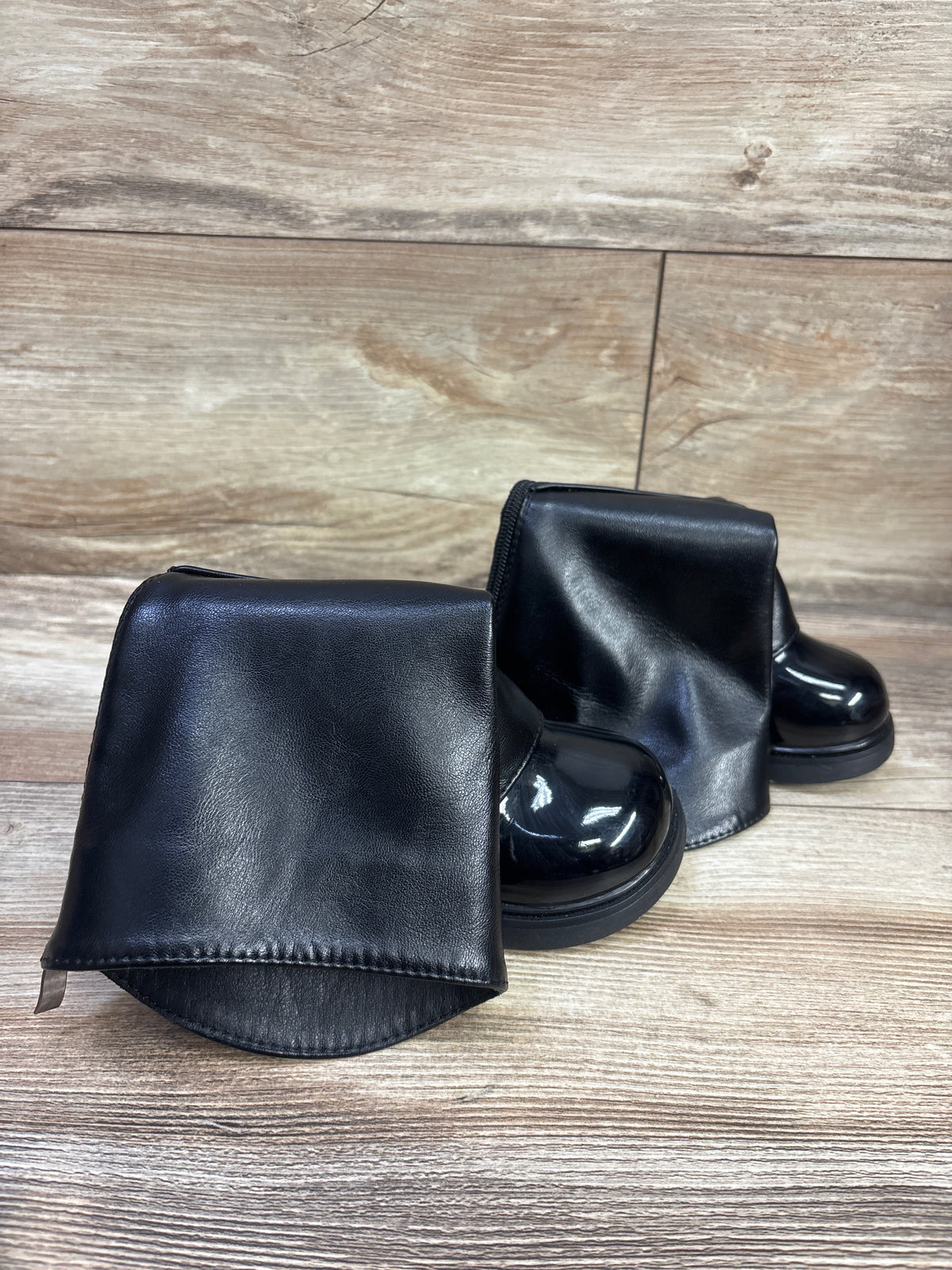 WAVSUF Side Zip Mid-Calf Chunky Boots Black sz 10c