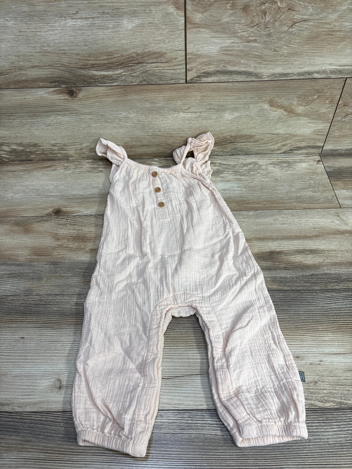 Modern Moments Gauze Button Up Coverall Pink sz 18m