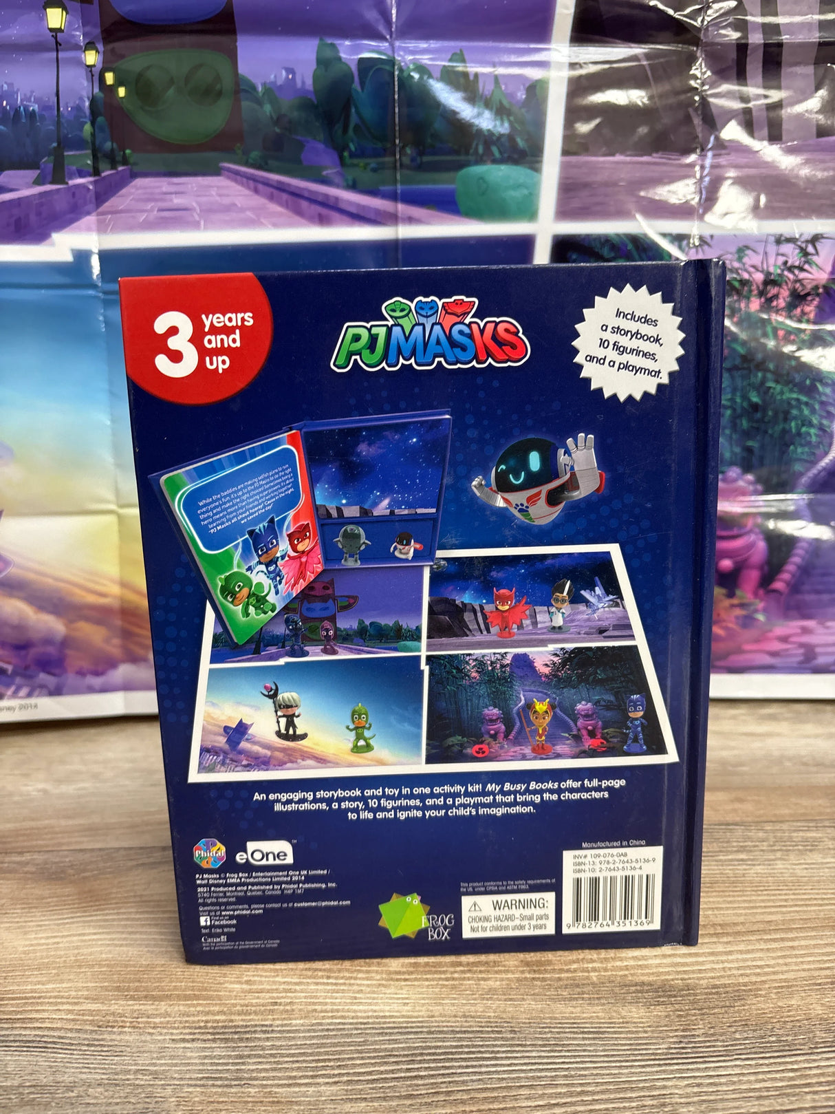 PJ Masks My Busy Books w/ Playmat & 10 Figures