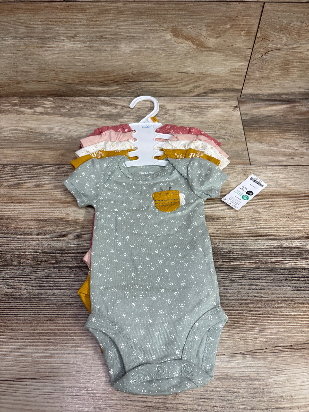 NEW Carter's 5pk Bodysuits Pink sz Newborn
