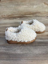 Cat & Jack Georgia Faux Shearling Clog Slippers Beige sz 6c