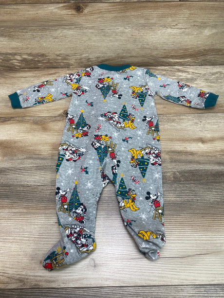 Disney Mickey & Friends Christmas Sleeper Grey sz 3-6m - Me n Mommy To Be