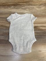 Carter's Waffle Knit L'amour Bodysuit Grey sz 6m