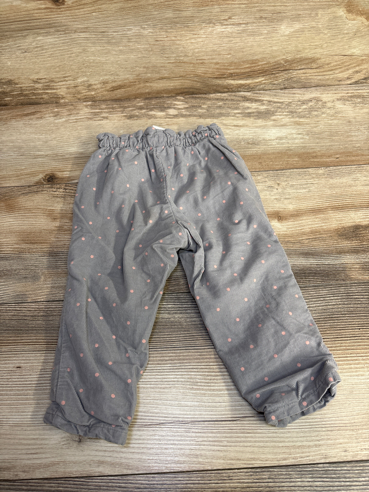 H&M Polka Dot Cord Pants Grey sz 12m