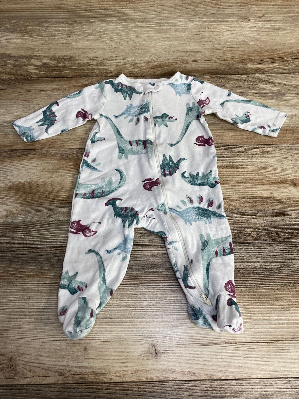 Just One You Dinosaur Sleeper White sz 6m