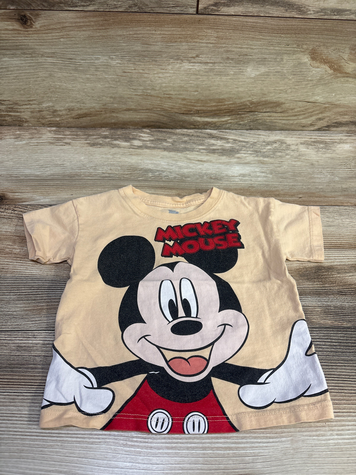 Disney Junior Mickey Mouse Shirt Orange sz 18m