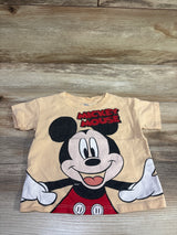 Disney Junior Mickey Mouse Shirt Orange sz 18m