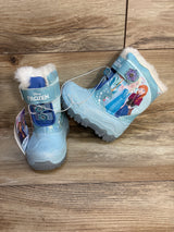 NEW Toddler Girls' Frozen Light-Up Winter Snow Boots sz 7c