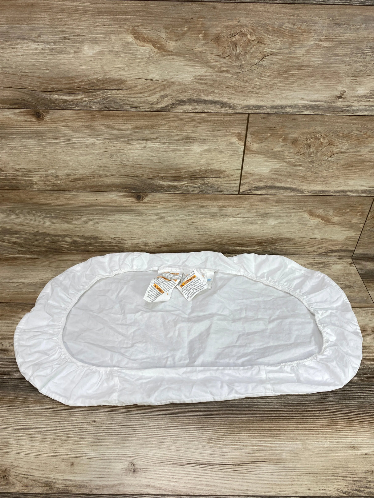 Cloud Island Bassinet Sheet White