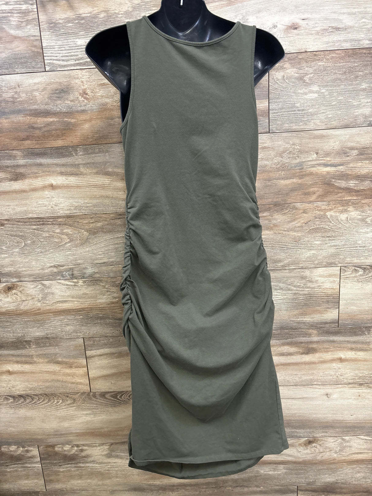 Motherhood Maternity Tank Bodycon Dress Green sz Large