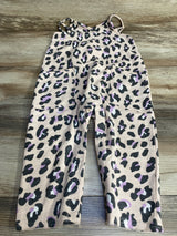 Grayson Mini Leopard Print Overalls Beige sz 2T