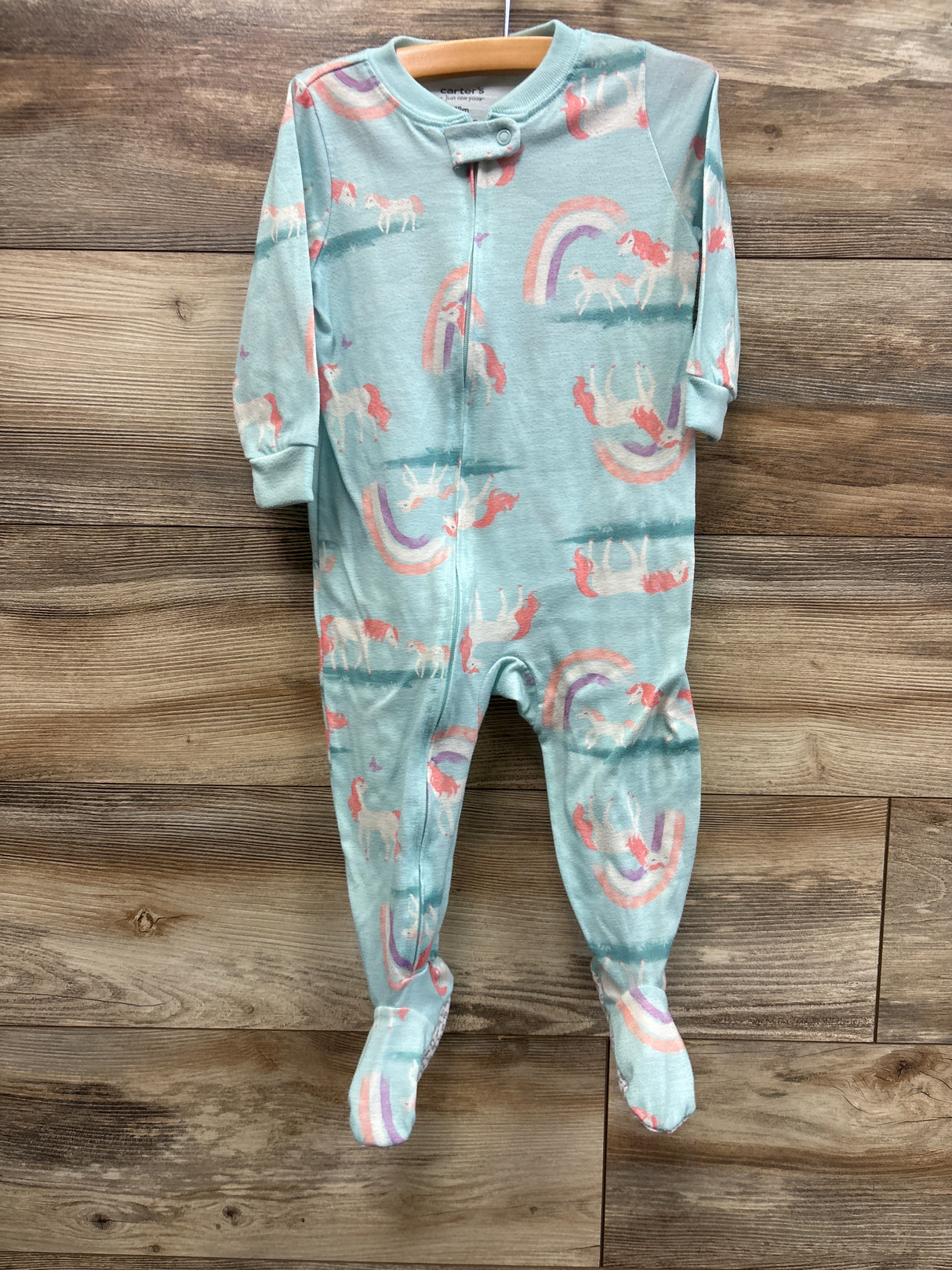 Just One You Unicorn Sleeper Blue sz 18m