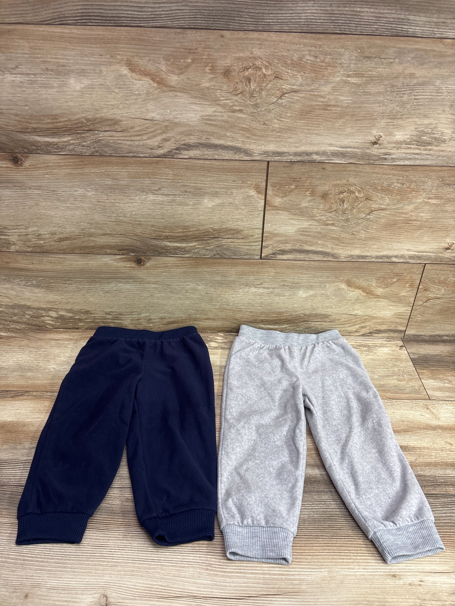 Simple Joys 2pk Fleece Joggers Navy/Grey sz 24m