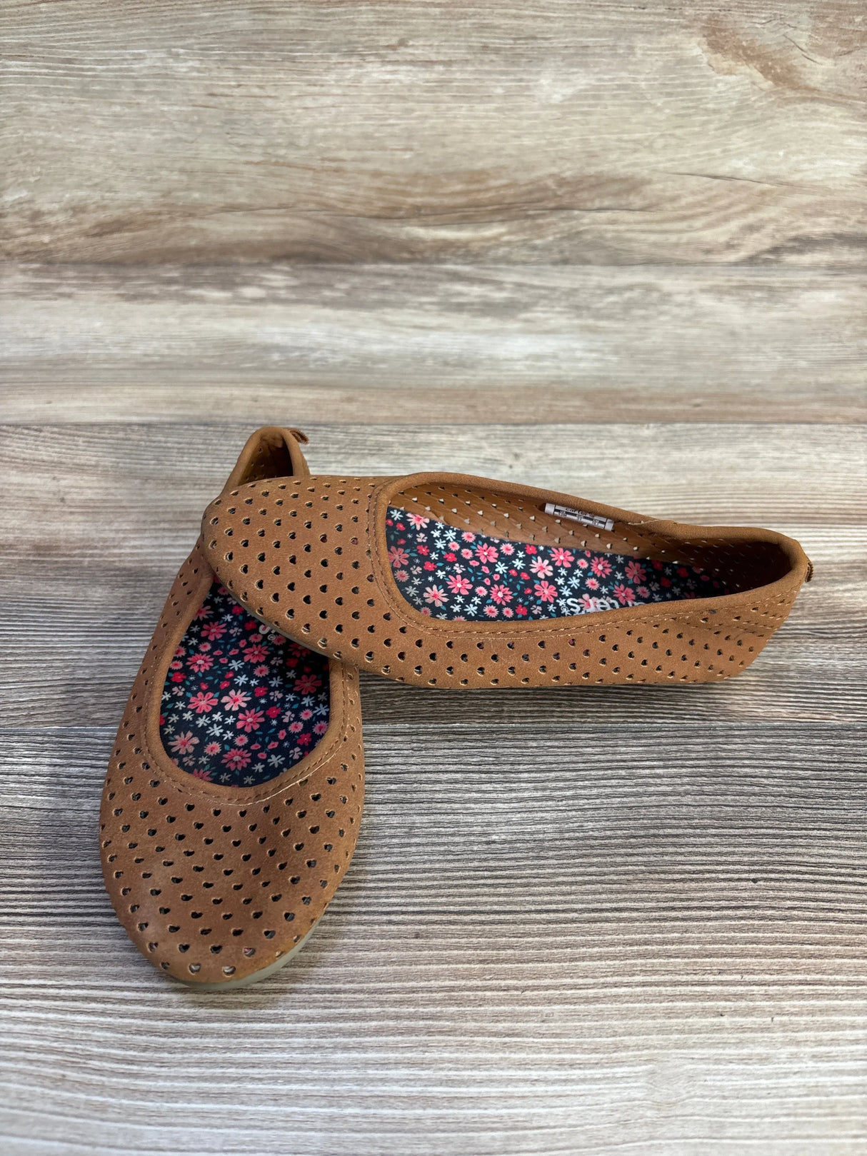 Carter's Easton Heart Flats Brown sz 13c