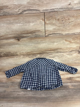 Firsts Long Sleeve Flannel Blue sz 6m