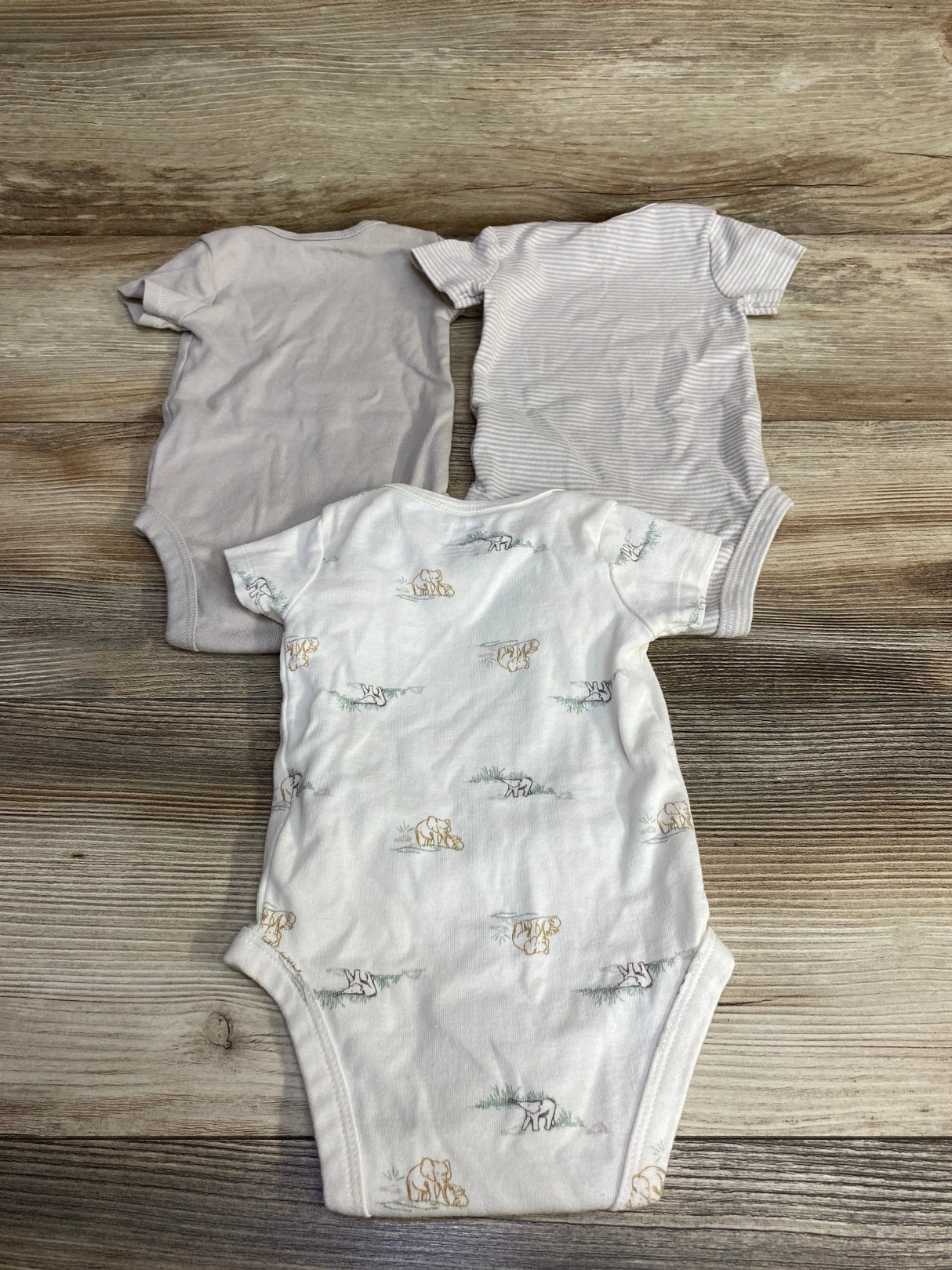 Carter's 3pk Short Sleeve Bodysuits sz 3m