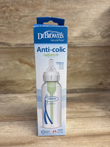 NEW Dr. Brown's Narrow Baby Bottle w/ Level 1 Slow Flow Nipple 8oz