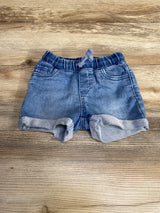 Cat & Jack Drawstring Denim Shorts Blue sz 2T