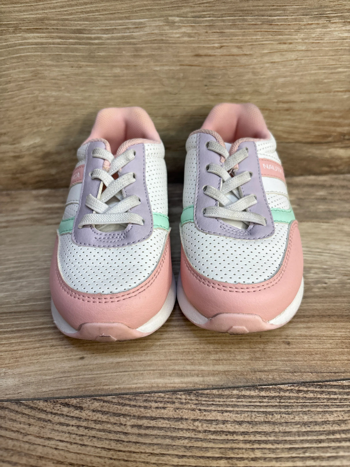 Nautica Runout Sneakers Pastels sz 7c - Me n Mommy To Be