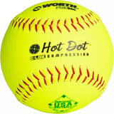 NEW Worth 12" Hot Dot Softballs 12 Count