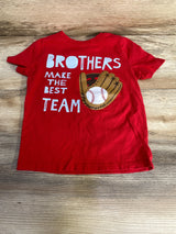 Old Navy Brothers Make The Best Team Shirt Red sz 4T