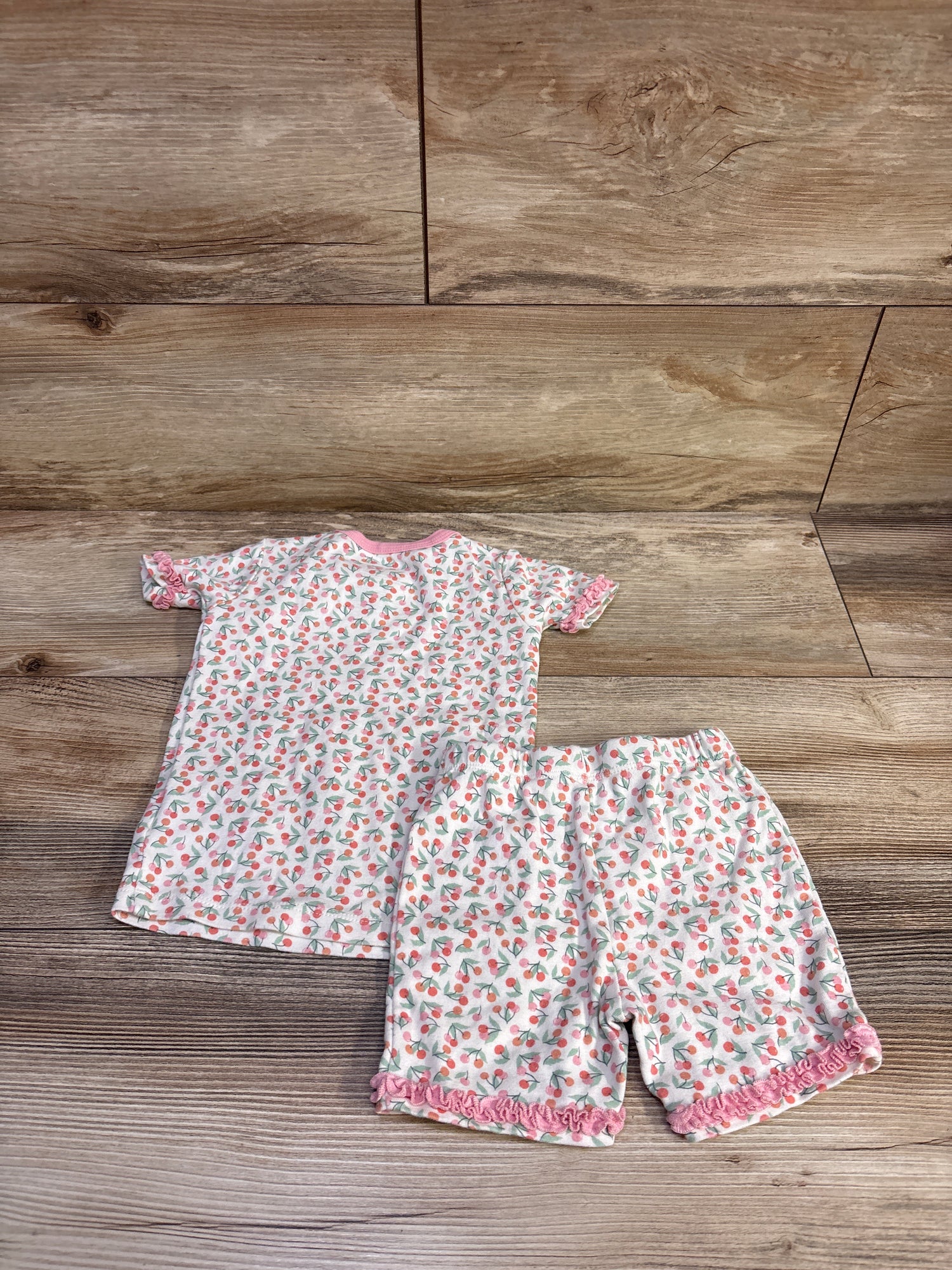Magnetic Me 'Mon Cheri' 2pc Pajama Set White sz 2T