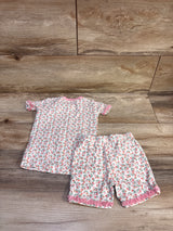 Magnetic Me 'Mon Cheri' 2pc Pajama Set White sz 2T