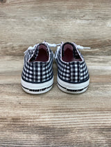 Weestep Gingham Low Top Sneakers Black/White sz 1Y