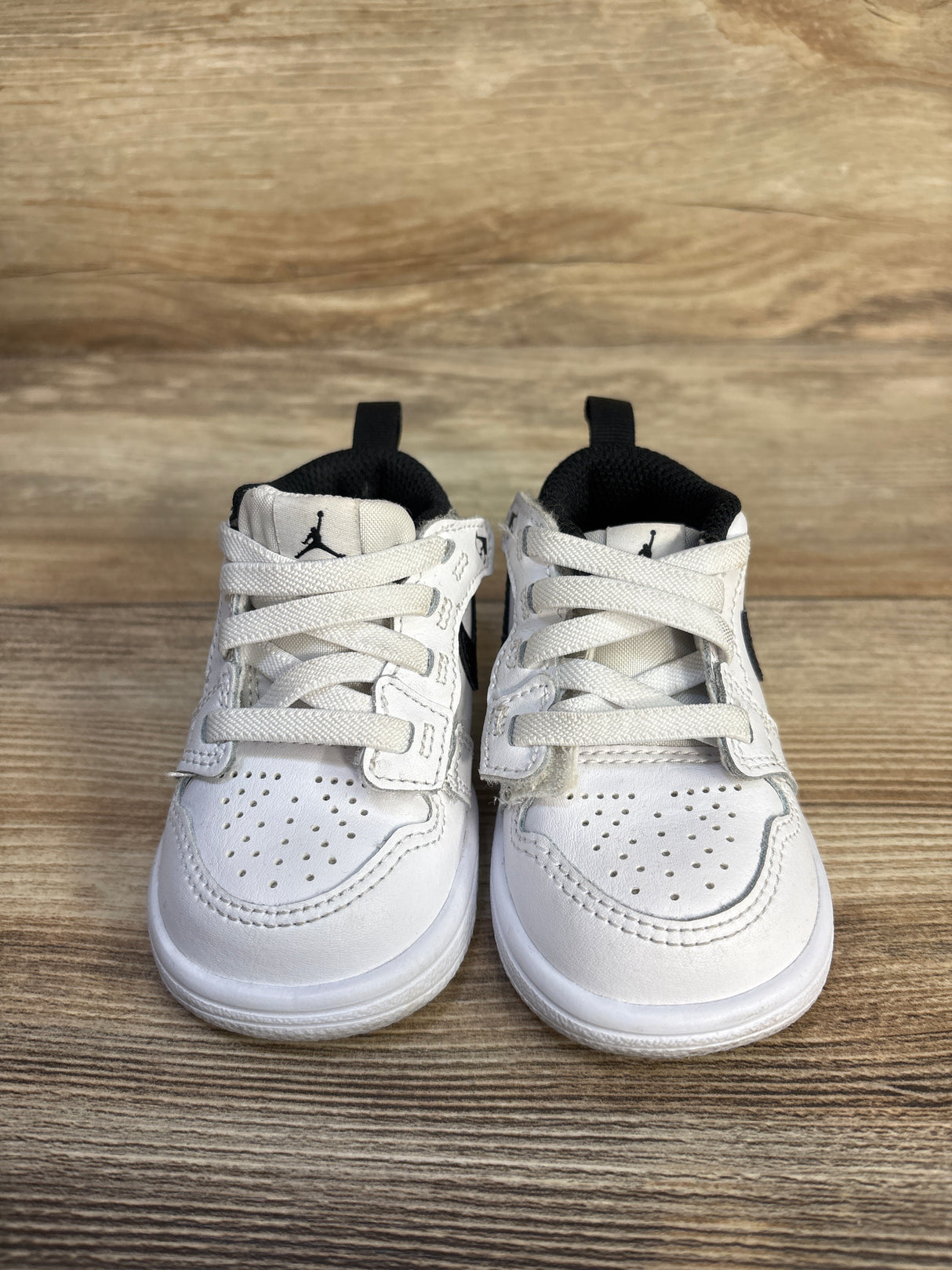 Air Jordan 1 Low ALT TD 'White Black' Sneakers sz 4c