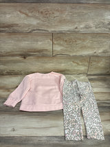 Nike 2pc Pullover Sweatshirt & Leggings Set Pink sz 3T