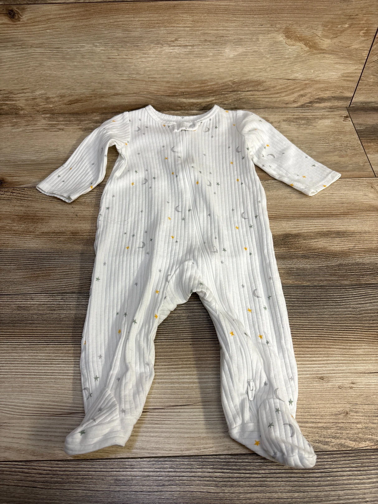 Just One You Moon & Stars Sleeper White sz 6m