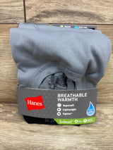 NEW Hanes 2pc Tagless Crew & Pant Set Grey sz M (10-12)