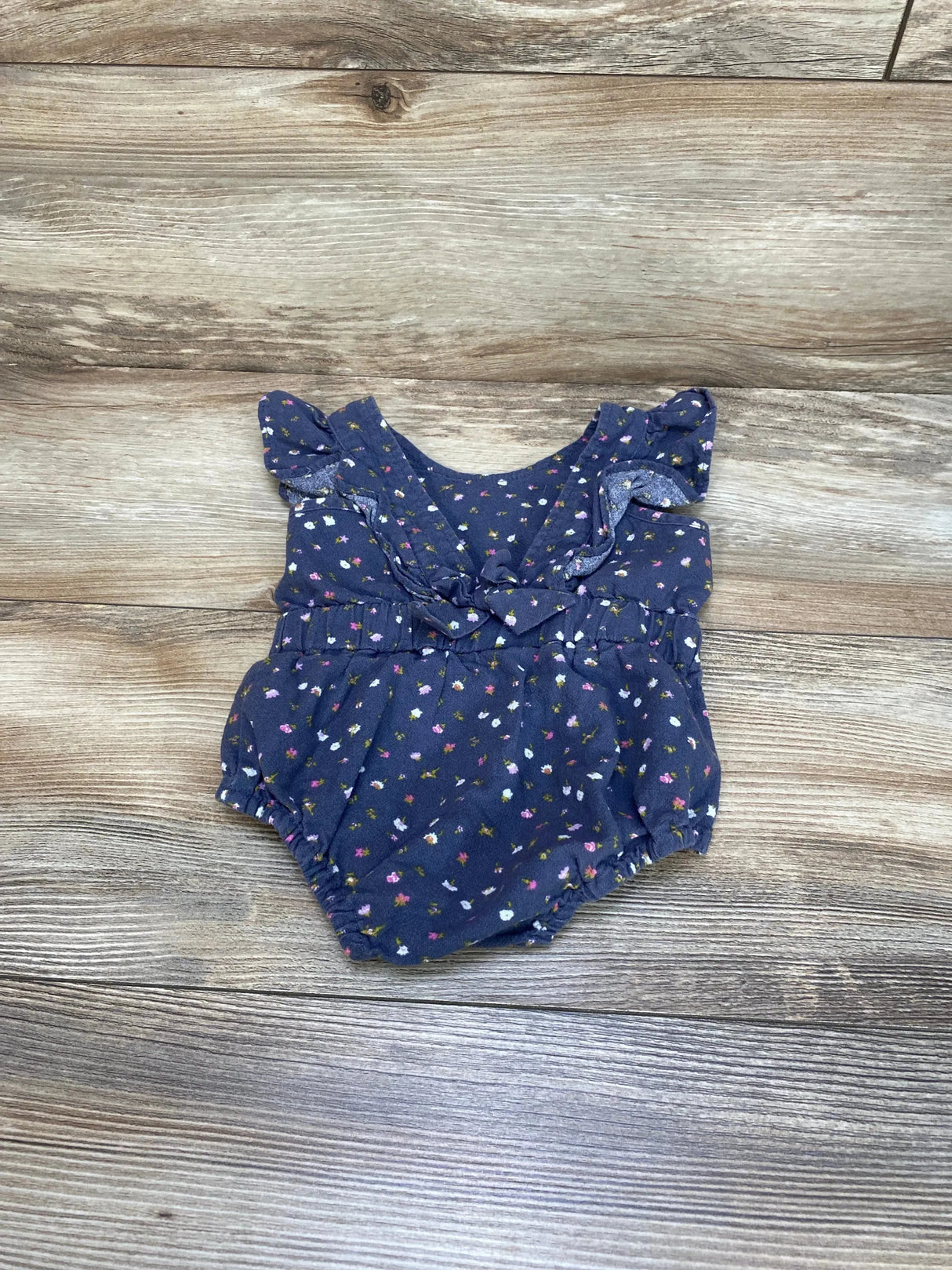 Cat & Jack Floral Romper Grey sz 0-3m