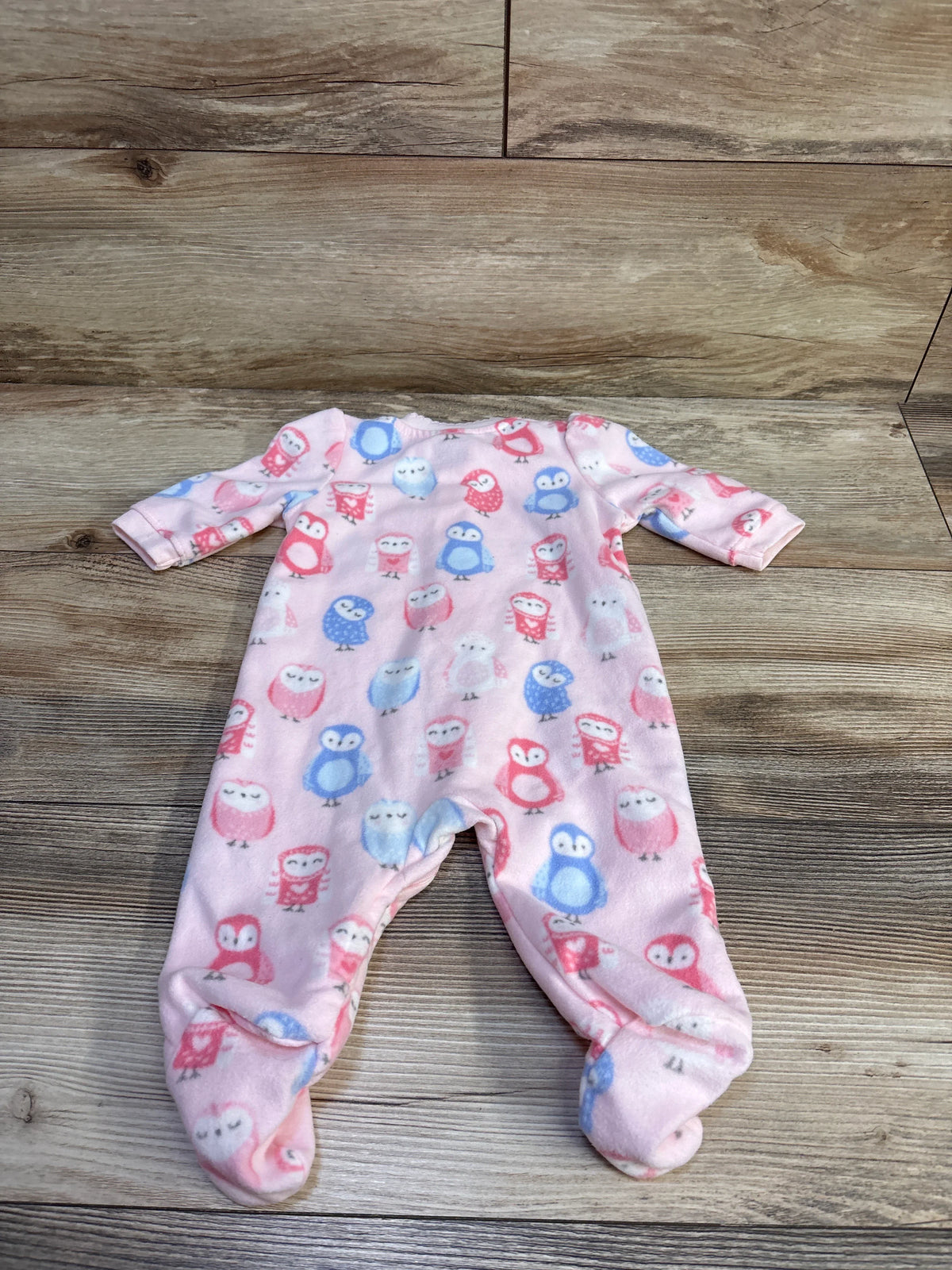 Little Me Owl Blanket Sleeper Pink sz 3m