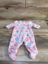 Little Me Owl Blanket Sleeper Pink sz 3m