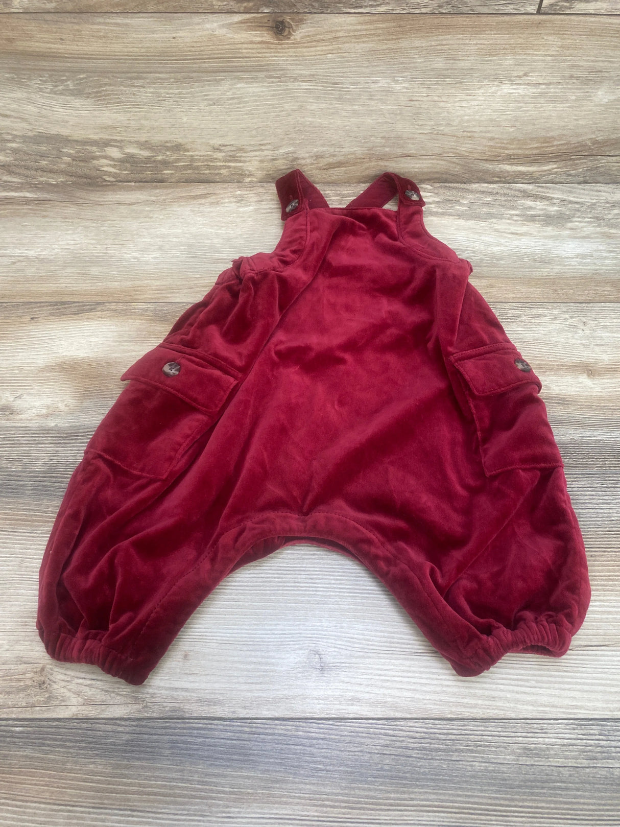 Banana Republic Velvet Bubble Romper  Red sz 6-12m