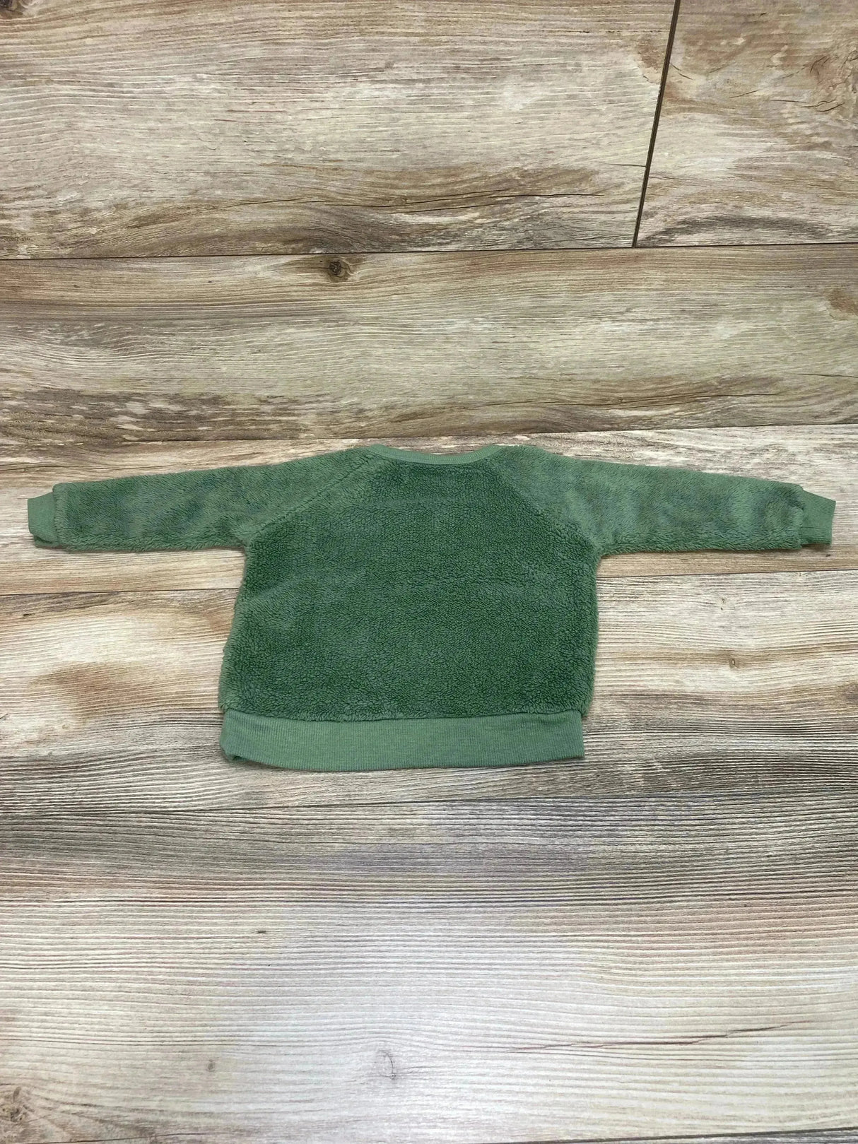 Pekkle Plush Sloth Sweatshirt Green sz 9m
